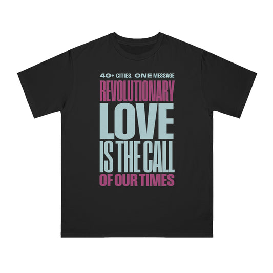 40+ Cities, One Message  - Organic Unisex Classic T-Shirt (Black)