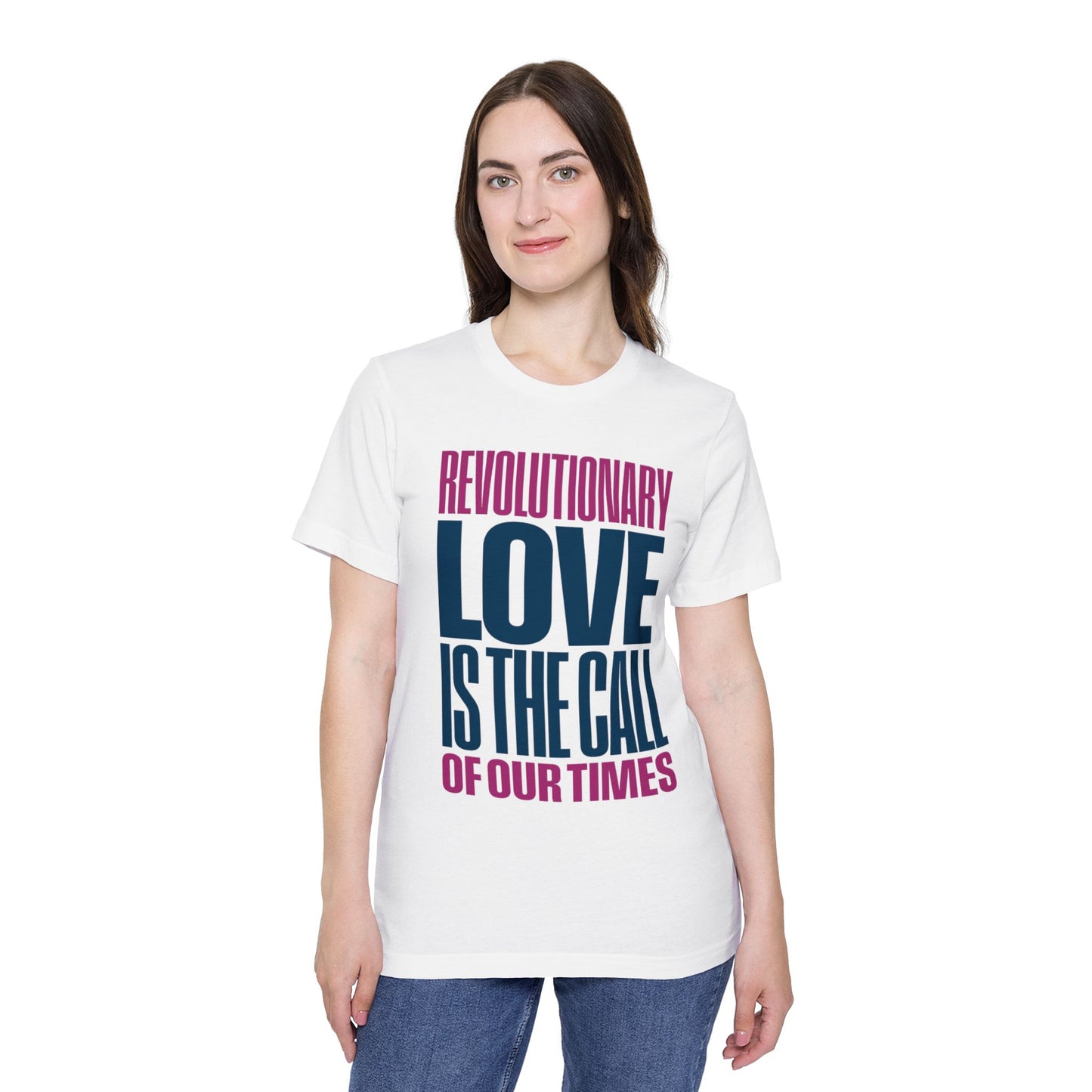 Call of Our Times with Tour Cities - Unisex Short-Sleeve Jersey T-Shirt (White)