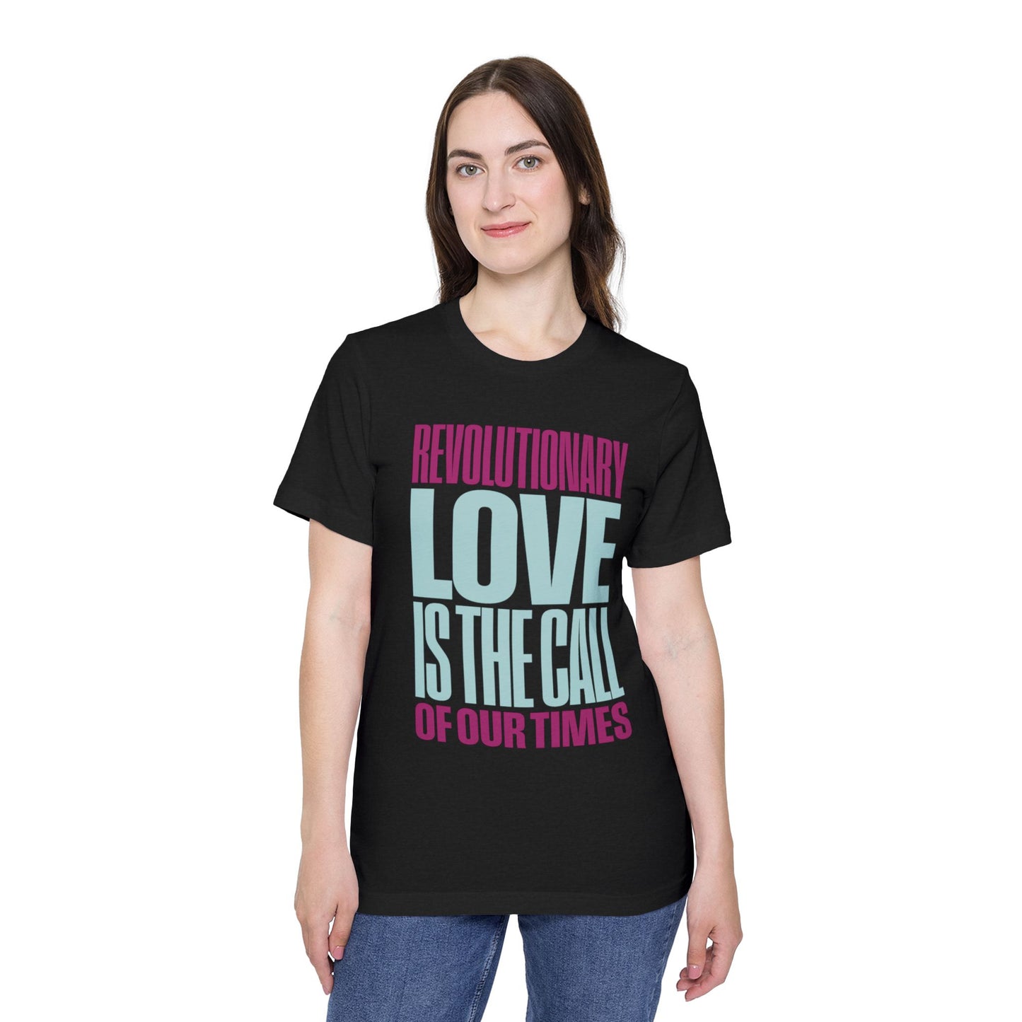 Call of Our Times with Tour Cities - Unisex Short-Sleeve Jersey T-Shirt (Black)