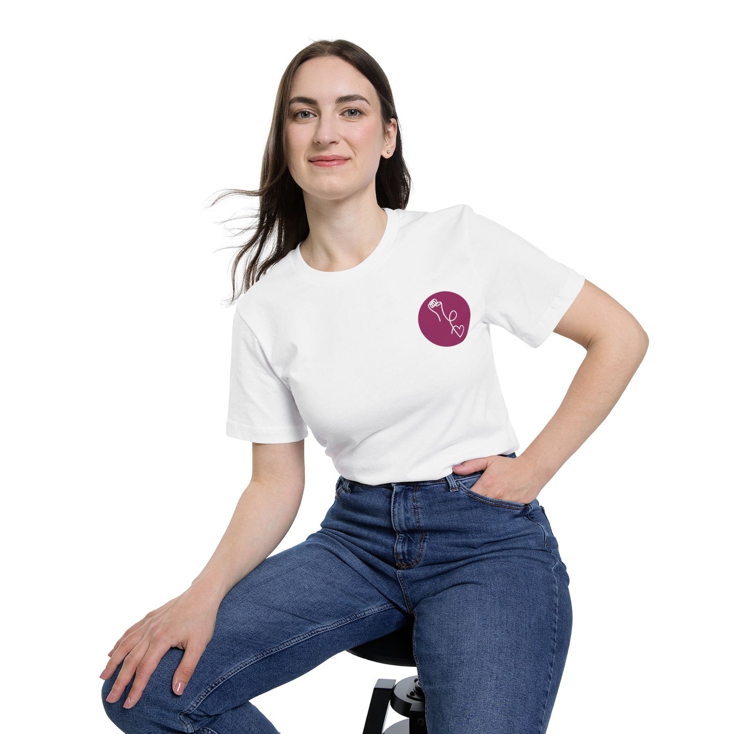 RLP Logo with Call of Our Times with Tour Cities - Unisex Short-Sleeve Jersey T-Shirt (White)