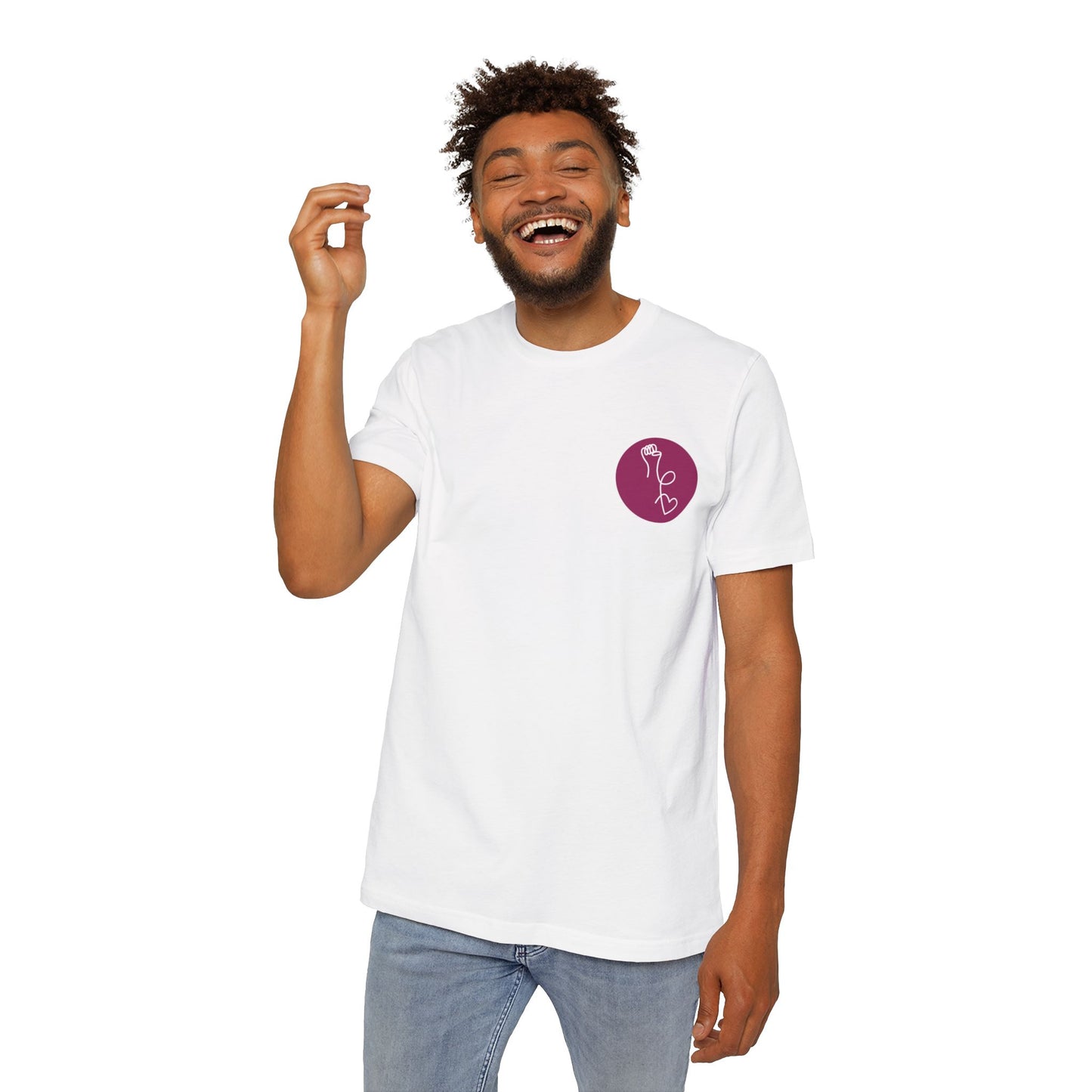 RLP Logo with Call of Our Times with Tour Cities - Unisex Short-Sleeve Jersey T-Shirt (White)