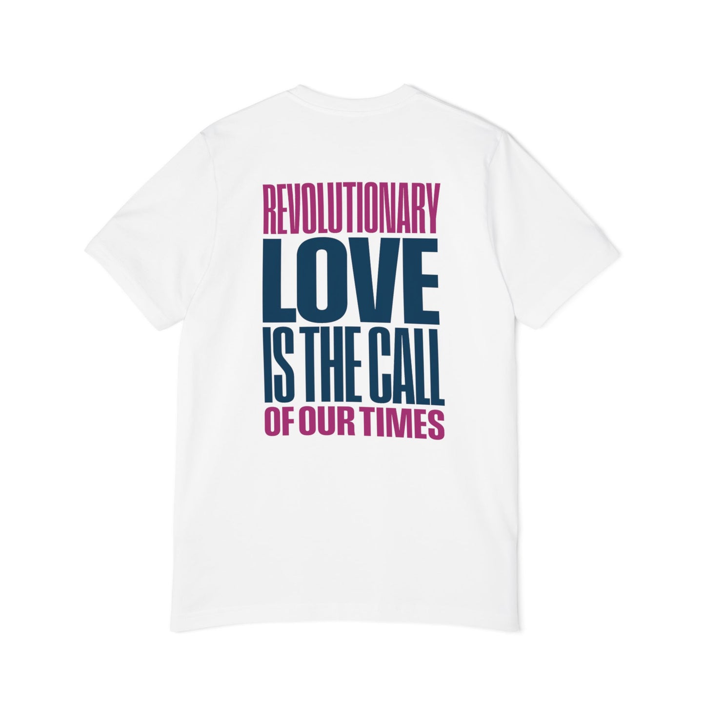 RLP Logo with Call of Our Times with Tour Cities - Unisex Short-Sleeve Jersey T-Shirt (White)