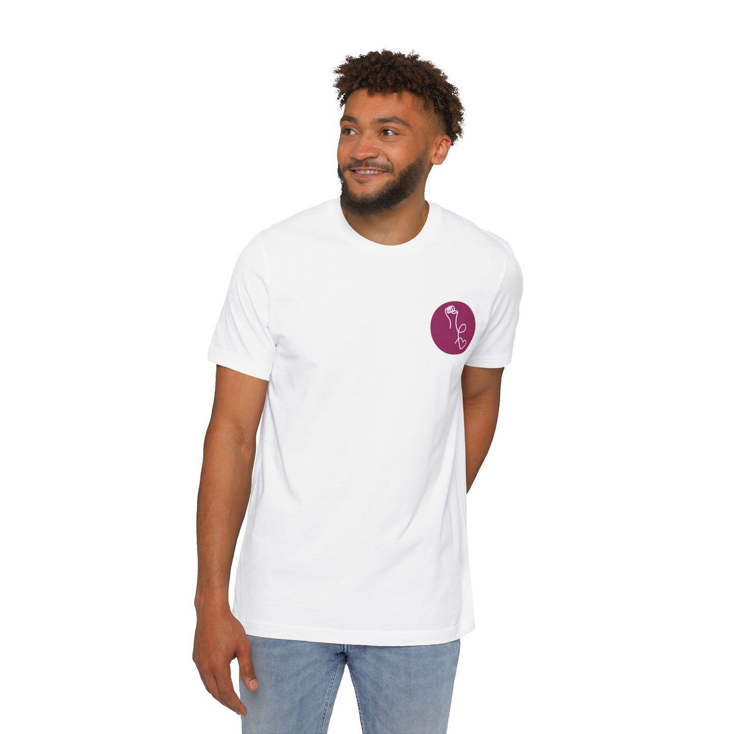 RLP Logo with Call of Our Times with Tour Cities - Unisex Short-Sleeve Jersey T-Shirt (White)